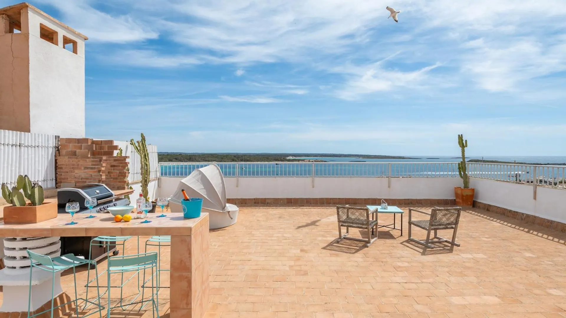 아파트 Beachfront Penthouse 콜로니아 산트 호르디